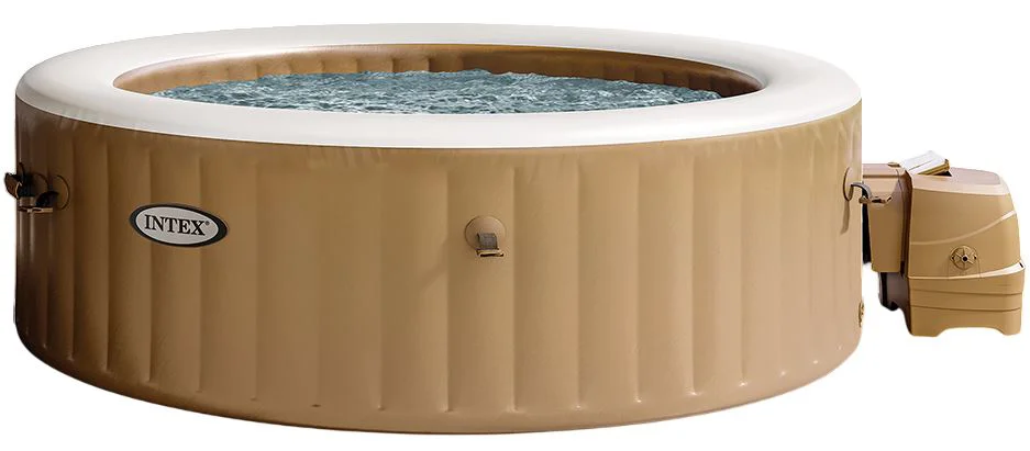 image for Jacuzzi SPA gonflabil Intex Sahara Tan Round Bubble Spa, 236х71 cm, 1339 l, 8 persoane foto