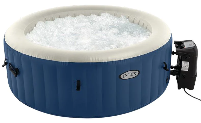 image for Jacuzzi SPA gonflabil Intex PureSpa Bubble Blue, 180х66 cm, 677 l, 4 persoane foto