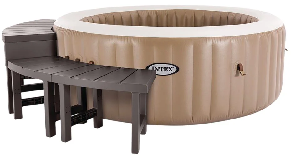 Banca rotunda Intex pentru jacuzzi gonflabil, 221x76x60 cm foto