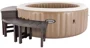 Banca rotunda Intex pentru jacuzzi gonflabil, 221x76x60 cm foto