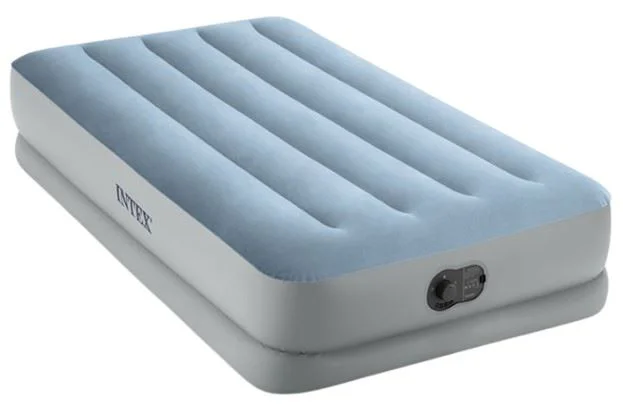 image for Saltea gonflabila Intex Velur MID-Rise cu pompa USB 5V, 99х191х36 cm, pana la 136 kg foto