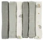 Set pelinci de muselina din bambus Jane Botanic, 35x35, 6 buc. foto