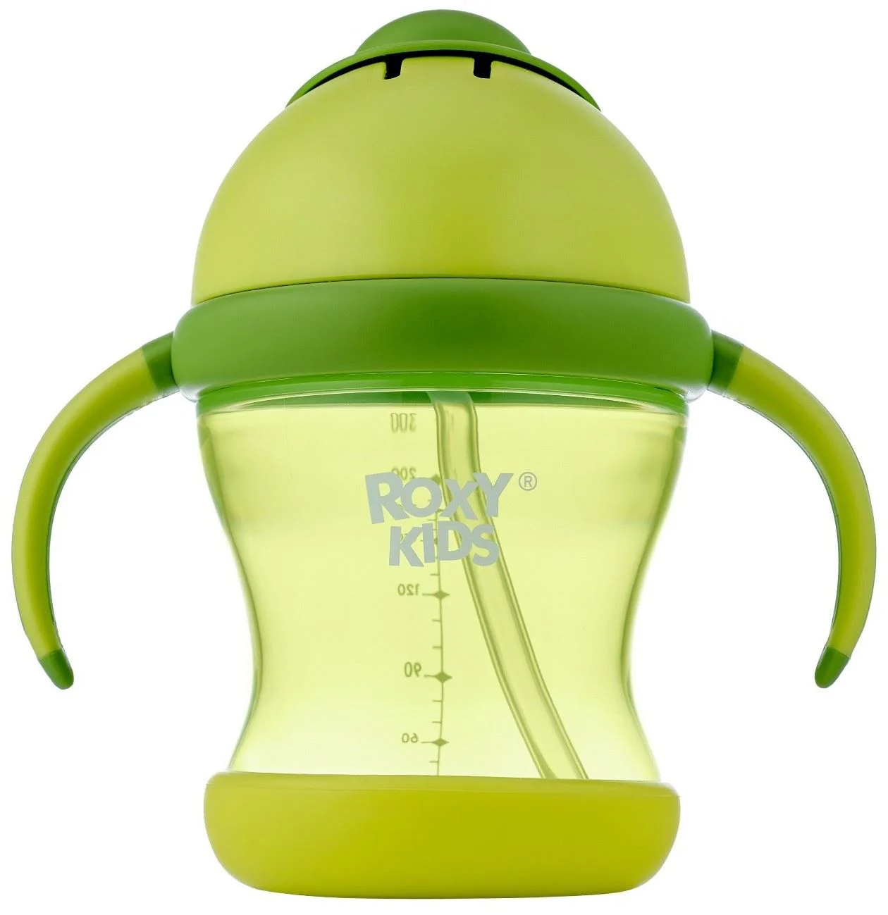 image for Поильник-непроливайка с трубочкой Roxy Kids Lime, 200 мл foto