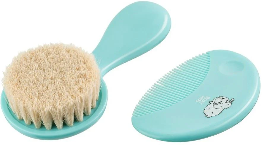 image for Щётка и гребешок с мягкой овечьей шерстью Roxy Kids Blue foto
