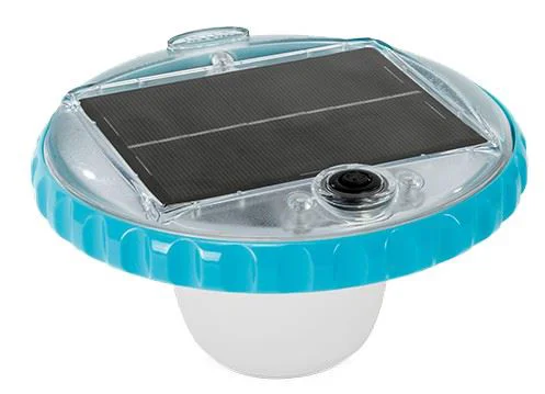 Lampa LED plutitoare Intex pentru piscina cu alimentare solara, culori interschimbabile foto