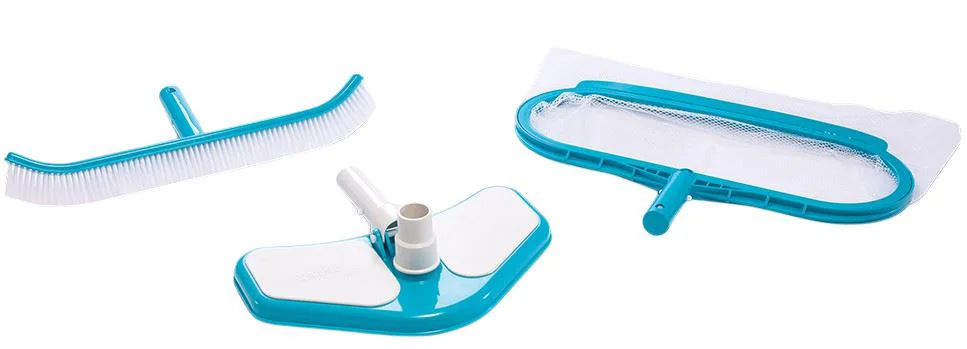 Set de curatare Deluxe Intex pentru piscina: plasa, perie, duza de aspirare foto