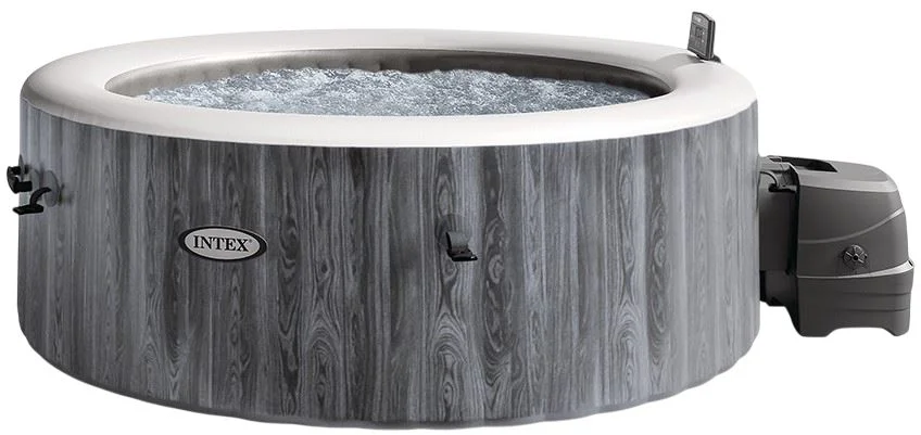 image for Jacuzzi SPA gonflabil Intex Greywood Deluxe, 196х71 cm, 795 l, 4 persoane foto