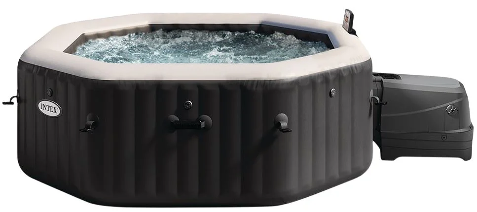 Jacuzzi SPA gonflabil Intex Jet&Bubble Deluxe, 218x71 cm, 1098 l, 6 persoane foto