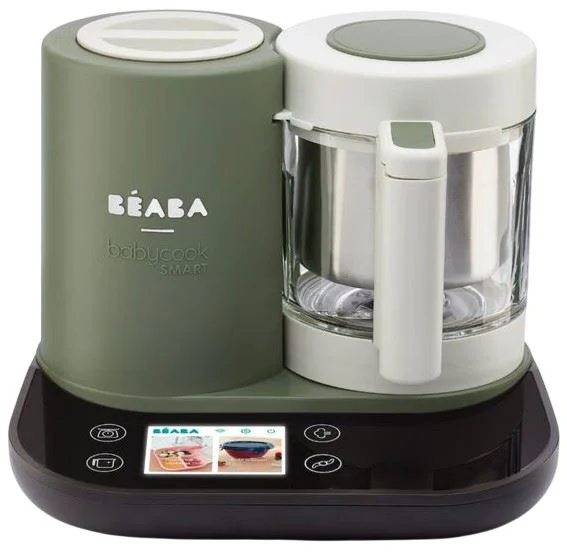 image for Robot de bucatarie Beaba Babycook Smart + Wi-Fi Grey Green foto