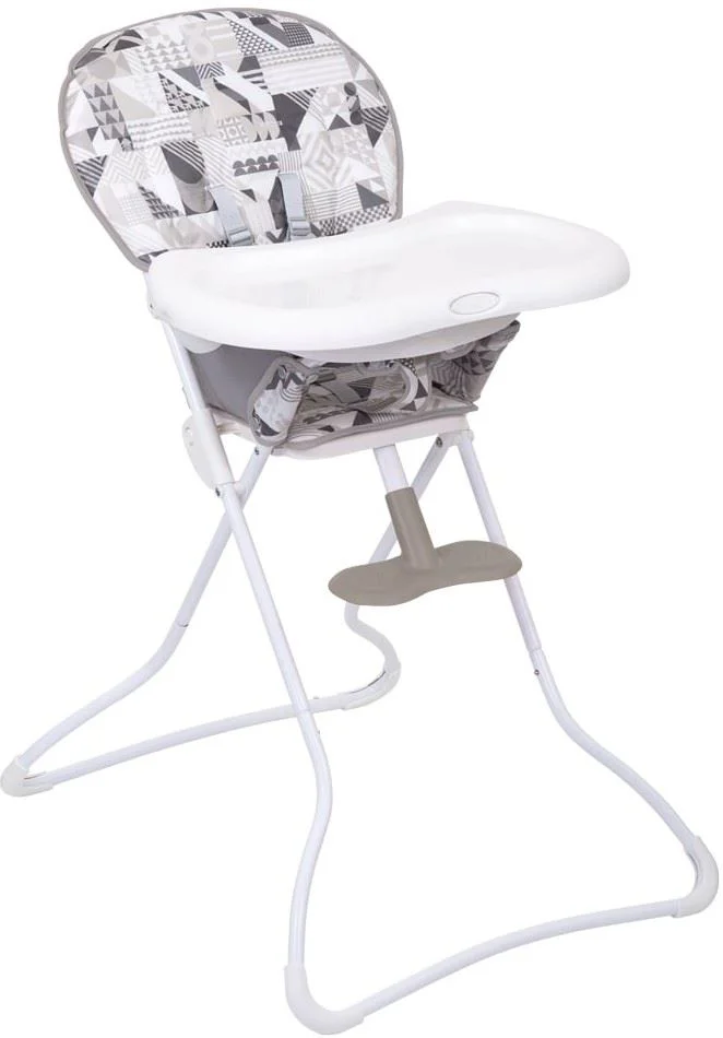 Стульчик для кормления Graco Snack N Stow Patchwork Grey foto