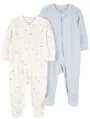 Carter's Set 2 piese Pijamale Mini Turtle Stripe Print foto
