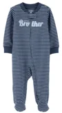 Carter's Pijama Blue Stripe Lil Bro Art foto