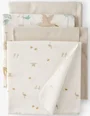 Детские одеяла набор Carter's Yellow Stork Print, 4 шт foto