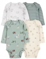 Carter's Set 4 piese Body Green Pups foto