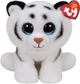 Jucarie de plus TY Beanie Babies Tigrul alb Tundra, 15 cm foto