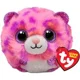 Jucarie de plus TY Beanie Balls Leopard Topaz Roz, 10 сm foto