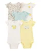 Carter's Комплект бодиков Graphic Floral Lemon