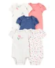 Carter's Комплект бодиков Pink-Gray Floral