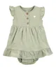Carter's Body tip rochita Green Solid Heart foto