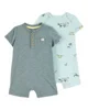 Carter's Set 2 piese Salopete Blue-Beach foto