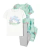 Carter's Set 2 pijamale Green Bunny foto