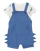 Carter's Set 2 piese Tricou si salopeta Navy Dino Spike foto