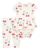 Carter's Комплект 2 в 1 Ivory Cherry - Боди и штаны