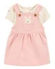 Carter's Комплект 2 в 1 Pink Bunny - боди и платье