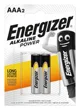 Baterii Energizer Alkaline Power LR03, AAA, 1.5 V, 2 buc. foto