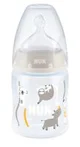 Пластиковая бутылочка с силиконовой соской NUK First Choice (0–6 мес.), 150 мл foto