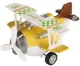 Инерционный самолёт с звуком и светом Same Toy Aircraft Жёлтый