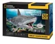 Puzzle 3D CubicFun Marele Rechin alb foto
