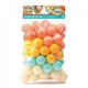 Set bile Ludi joaca colorate, 60 buc.