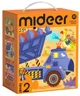 Пазл Mideer Level Up Динозавры и строительная техника, уровень 2 foto