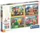 Puzzle 4 in 1 Clementoni La munca foto