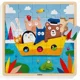 Puzzle din lemn Djeco Barca, 25 el. foto