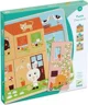 Puzzle din lemn in 3 nivele Djeco Cabana Iepurasului foto