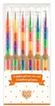 Set pixuri cu gel Djeco Rainbow, 6 culori foto