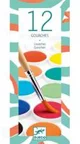 Set de gouache Djeco Color Cakes, 12 culori foto