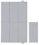 Складной пеленальный коврик Ceba Baby Basic Grey, 60x40 см