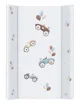 Твёрдый двухсторонний пеленальный коврик Ceba Baby Comfort Retro Cars, 70x50 см