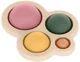 Jucarie anti-stress din silicon Petite&Mars Chill Out Dusty Rose (6+ luni)
