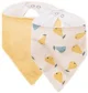 Set bandane bavetica Petite&Mars Luke Beige Pears/Intense Ochre, 2 buc. foto