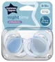 Suzete ortodontice din silicon Tommee Tippee Albastre (6-18 luni), 2 buc. foto