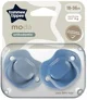 Ортодонтические силиконовые пустышки Tommee Tippee Moda Синие (18–36 мес.), 2 шт. foto
