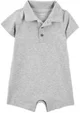 Carter's Летний комбинезон Solid Gray Polo foto