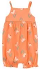 Carter's Salopeta pentru fetite Orange Floral foto