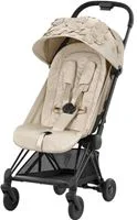 Carucior de plimbare Cybex Coya Matt Black Simply Flowers Beige foto