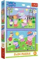 Puzzle Trefl Peppa pe terenul de joaca, 2x24 el. foto