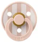 Suzeta rotunda din latex BIBS Studio Colour Block - Blush/Ivory (0-6 luni) foto